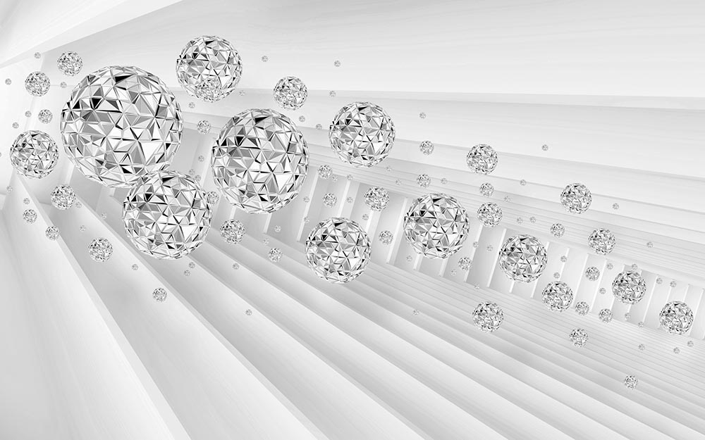 3d Wallpaper , 3d Wallpaper, Diamond Balls