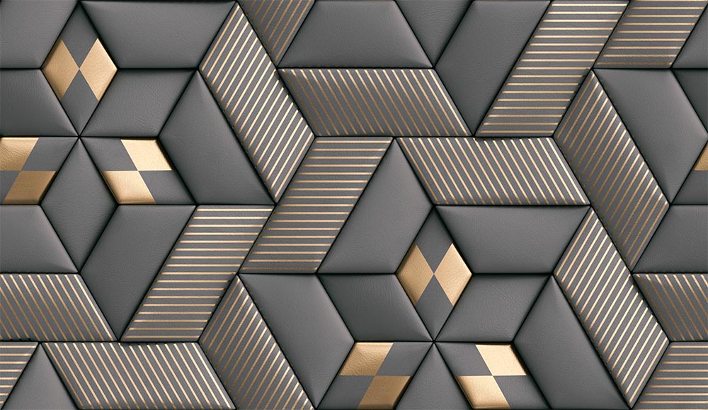 3d Wallpaper Geometric Patterned
