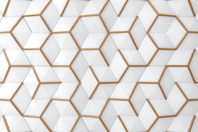 3d Geometric Pattern Wallpaper