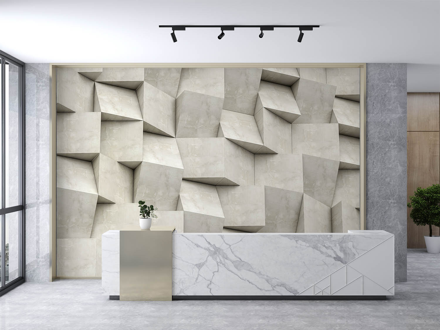 3d Cubes Wall Mural 3d Wallpapers - 2