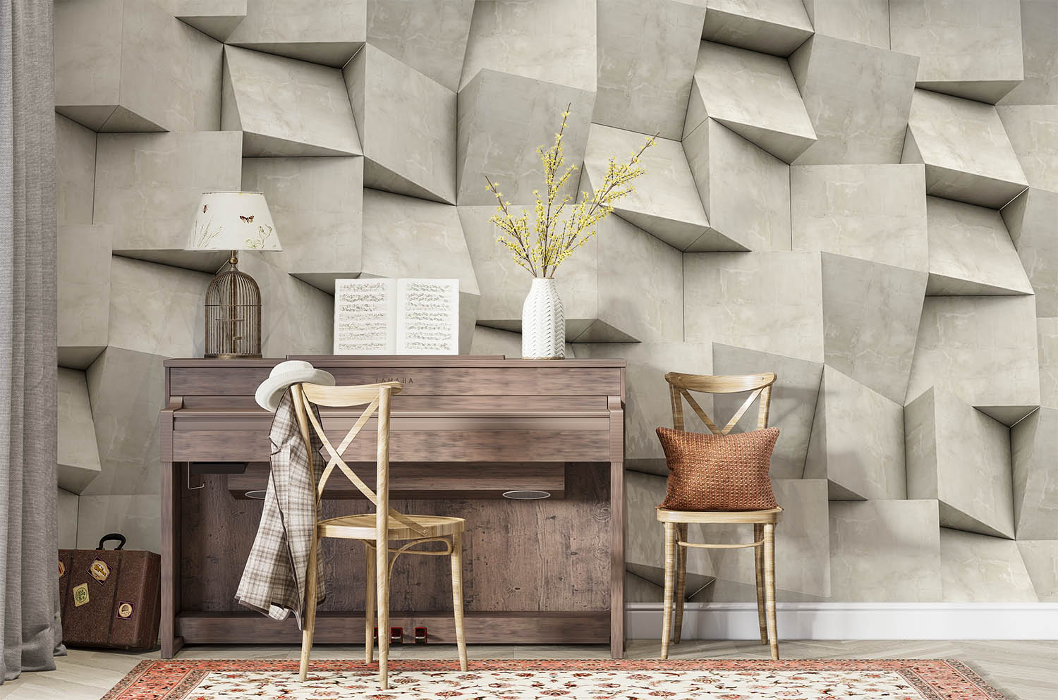 3d Cubes Wall Mural 3d Wallpapers - 4