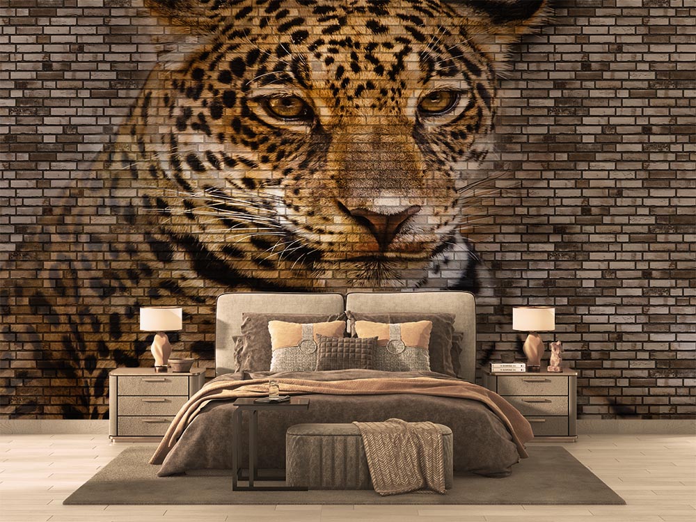 3 Boyutlu Leopar Duvar Kağıdı - 2