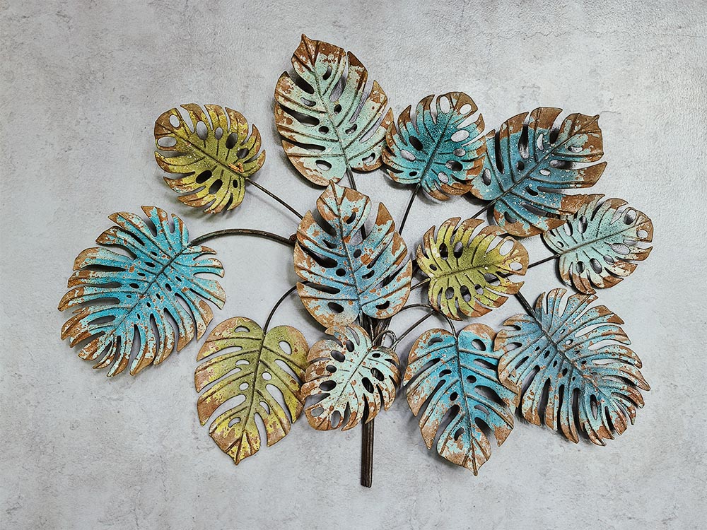3d Dimensional Colorful Leaves Wallpaper