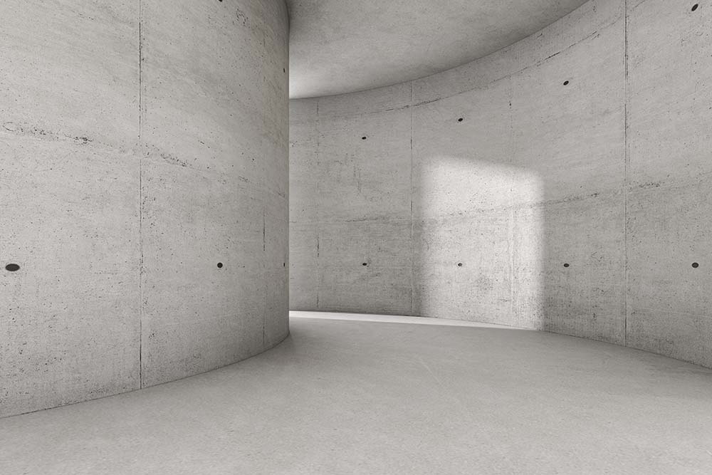 3d Wallpaper Concrete Derin Tunel