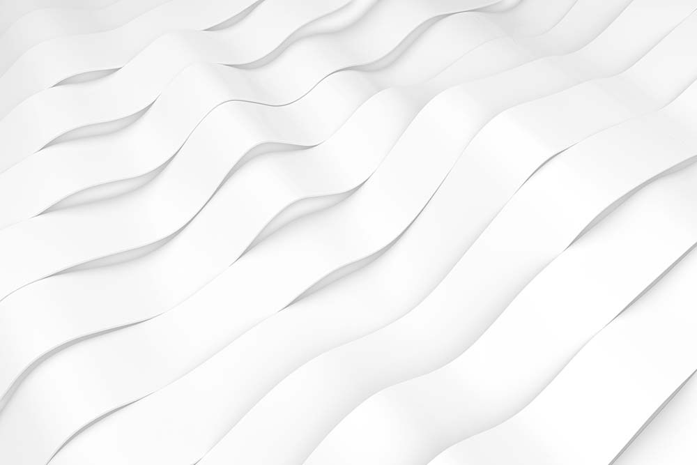 White Geometric 3d Wallpaper